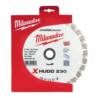 MILWAUKEE Алмазный диск SPEEDCROSS XHUDD 230 мм | 4932492150