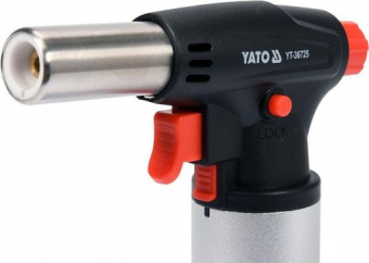 YATO Пальник газовий YATO 200 Вт, з заправлювальною ємністю; витрата 13,1 гр/год  | YT-36725