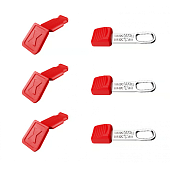 KNIPEX Кліпси для стропи безпеки та ручок 00 63 06 TCR Tethered Tool, MIX 3+3шт