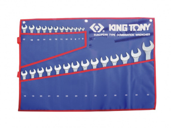 KING TONY Набор ключей комби 22шт. (6-32 мм) | 1222MRN