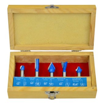 Набір фігурних фрез по дереву 12шт, 8мм Spitce | 21-953