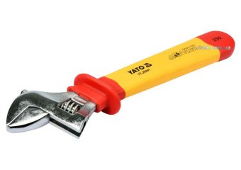 YATO Ключ розвідний YATO : L= 250 мм, ізольований корпус VDE до 1000V  | YT-20941