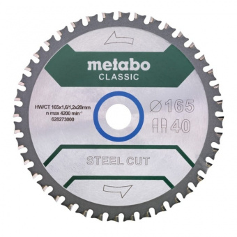 Пиляльний диск Metabo Steel Cut Classic (165x1.2x20 мм) (628273000)