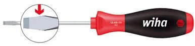 Wiha W27755 Отвертка шлицевая SoftFinish SL 6,0; 150 мм