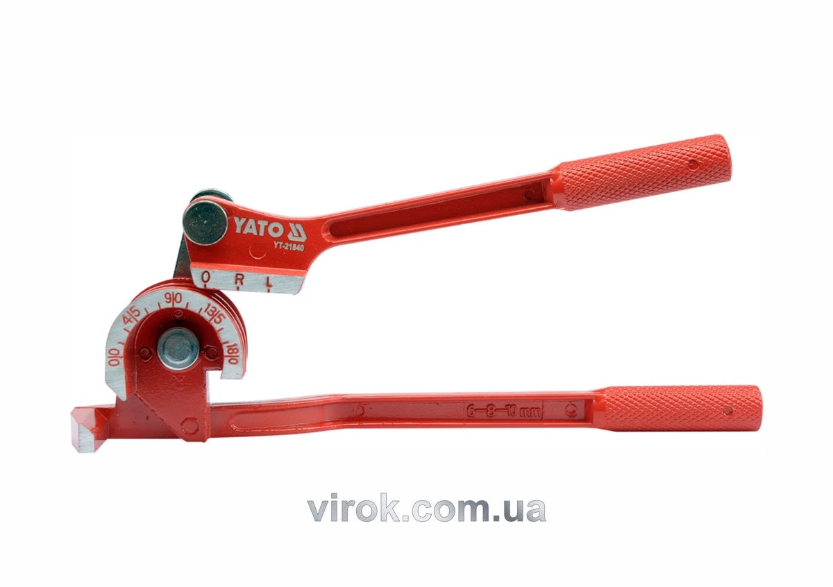 YATO Трубогин "MINI" 3 в 1 YATO : Ø= 1/4"; 5/16"; 3/8"; 0°-180°, алюміній /мідь  | YT-21840