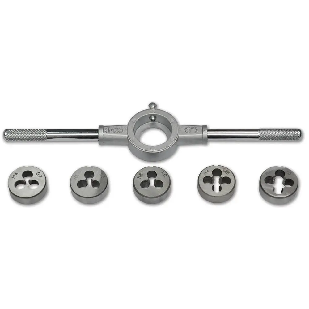 Набір плашок (М4-М10), 6шт Spitce | 49-625