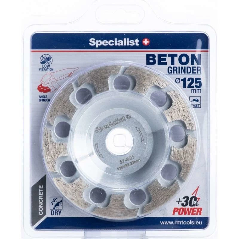 Specialist+ 37-001 Диск алмазний шліфувальний BETON 125 м
