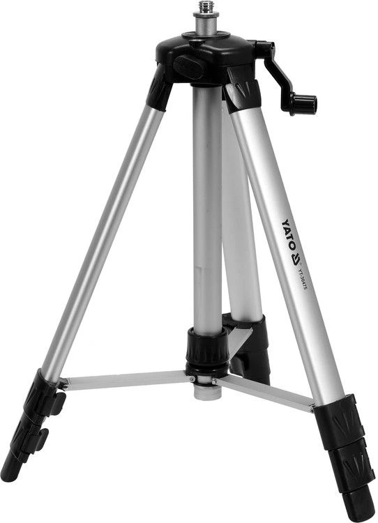 YATO Штатив тринога YATO телескоп (3 секціі) . кріплення 5/8", з штангою 30 cм. H= 46-120 cм. алюмін