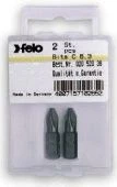 FELO Бита PH1х25 мм Impact 1/4 " С 6,3. ВОХ (2 шт.) // 02201241