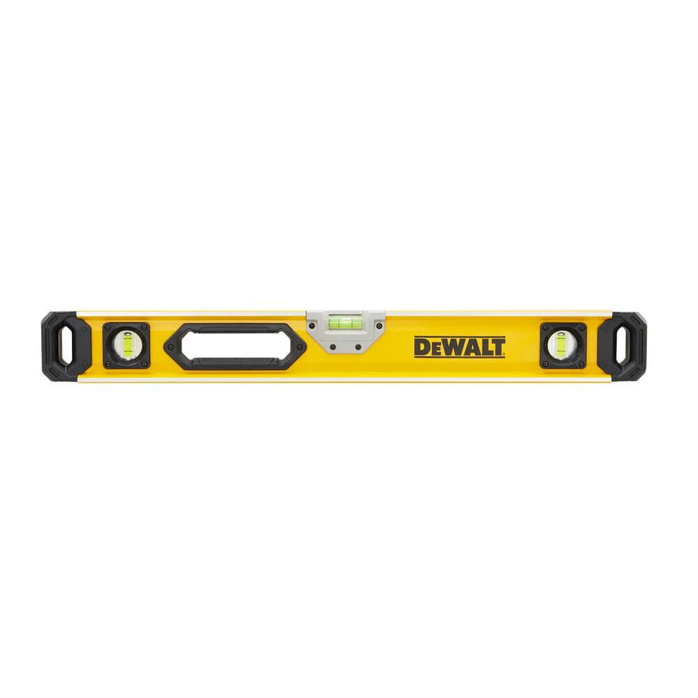 DeWALT Рівень "BOX BEAM LEVELS", алюмінієвий, 3 капсули, L=600 мм.
