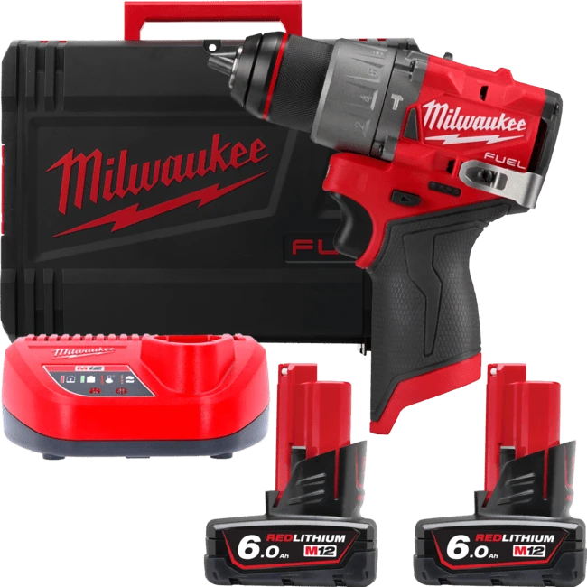 MILWAUKEE Акк. ударная дрель шуруповерт M12 FPD2-602X (45 Нм) | 4933479870