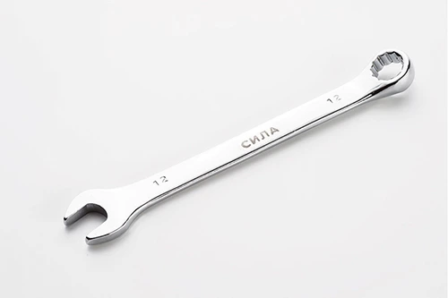 Ключ рожково-накидной полированный CrV 11мм СИЛА