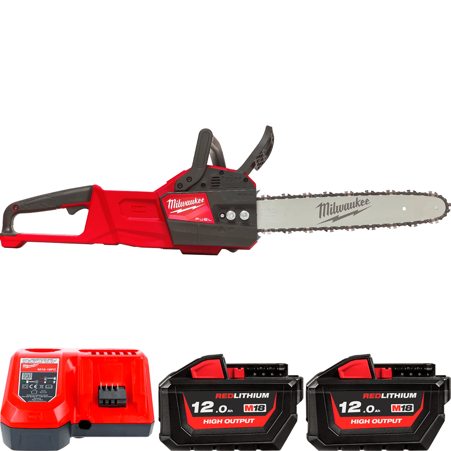 MILWAUKEE Аккумуляторная цепная пила шина 35 см M18 FCHS35-122 | 4933479679