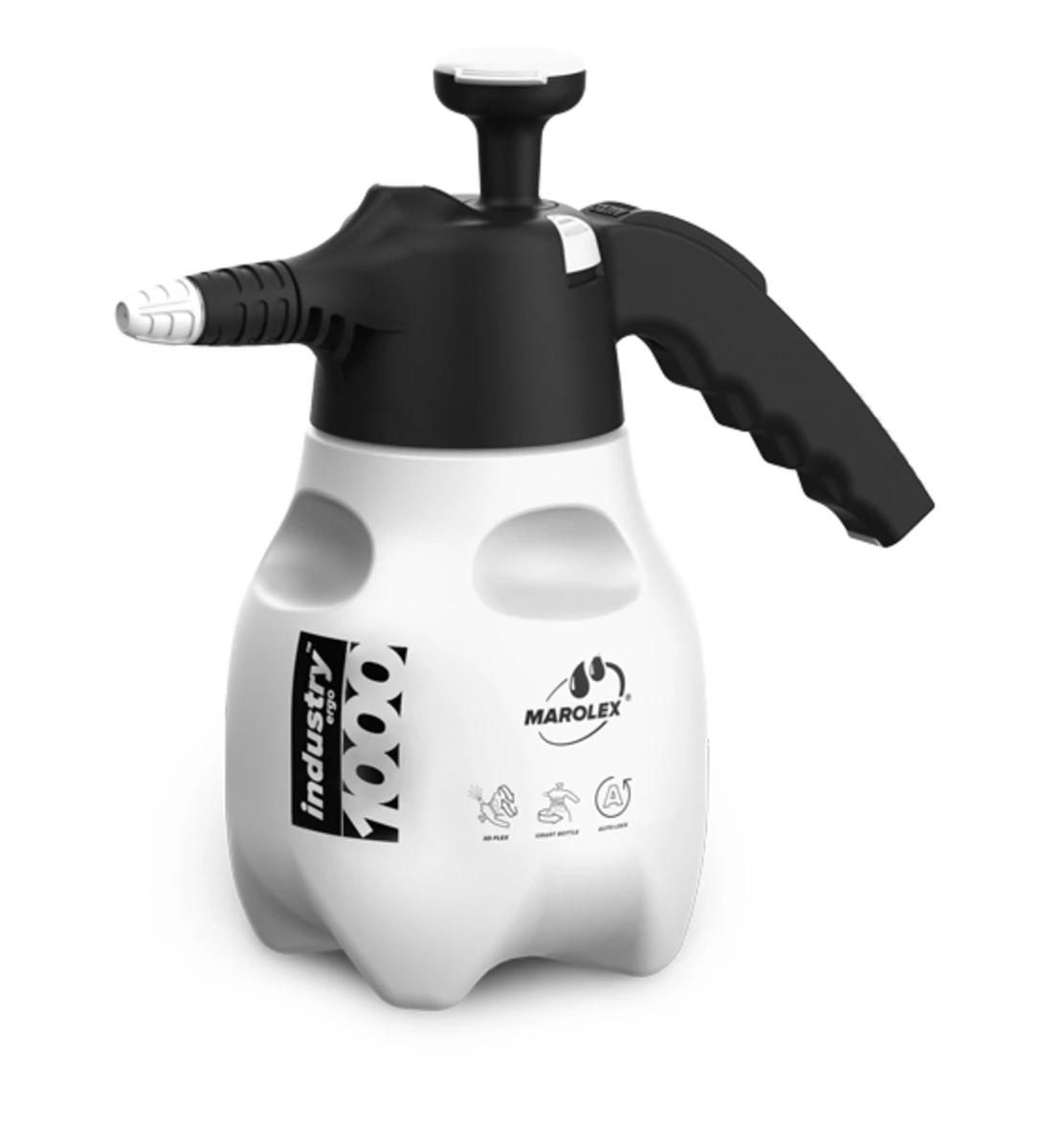 MAROLEX Оприскувач ручний Industry ergo Acid line 1000 : 1L, 0,4MPa, FPM (Viton). 3D FLex 360*  | S0