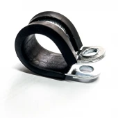 R-Хомут d10 обжимний W1 сталь цб DIN3016-1