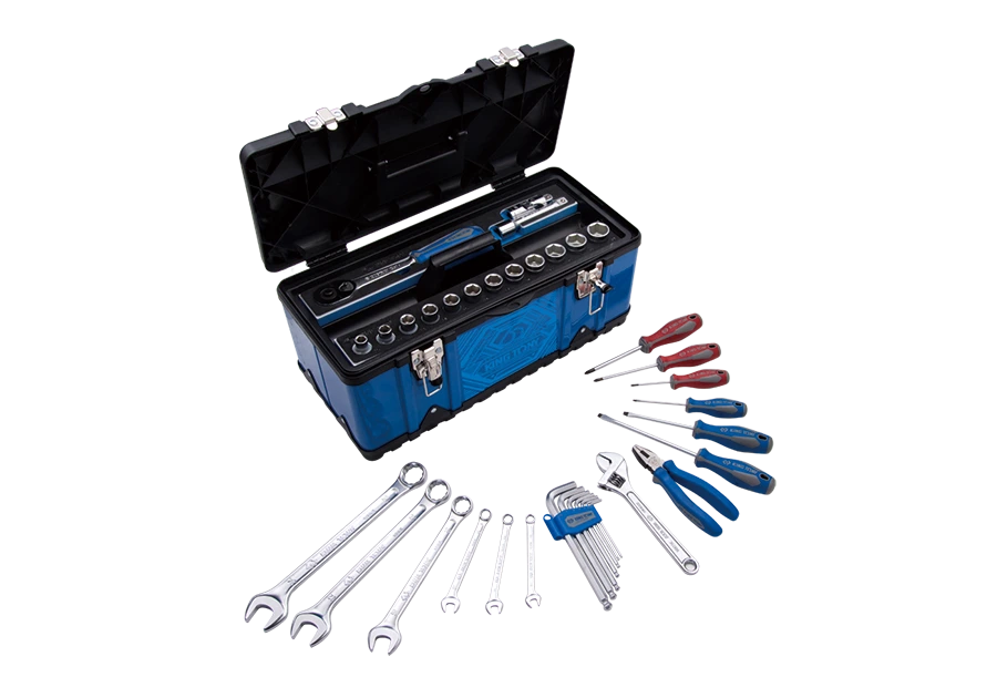 KING TONY Набор инструментов 42 ед. в пластиковом ящике 6гранн | P41542MRV