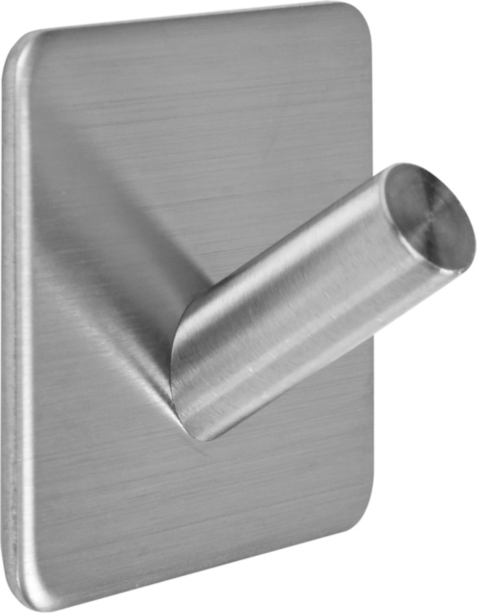 FALA Гачок одинарний, косий для санвузлів приклейовальний на 2-сторонньому скотчі 3М; 45х45х30 мм | 