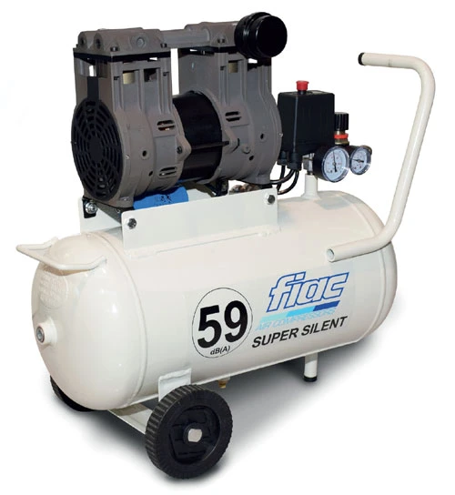 FIAC Безмасляный компрессор SUPERSILENT 24 (ресивер 24 л, пр-сть 160 л/мин) | 1129110085