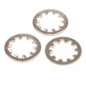 Шайба нержавеющая DIN 6797 J или UNI 8841 J c внутренними зубьями