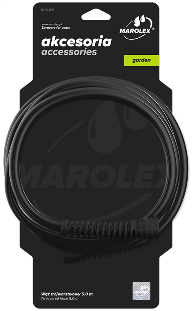 MAROLEX Шланг з гайками : 500 см (R011C500)(hobby,profession,profession+,titan,movi,x-line) | A061.1