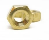 Гайка латунная шестигранная Din 934 M3 (уп 2000 шт.)