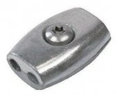 Зажим для троса нержавеющий обжимной в форме яйца A4-AISI 316