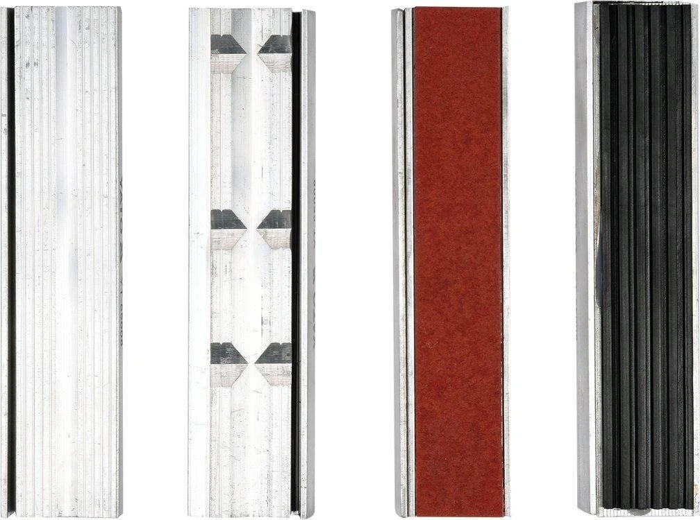 YATO Губки змінні до лещат м'які YATO: b=150мм, з алюмінієвою основою і магнітним кріпленням, 4 пари