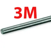 Стержень с метрической резьбoй  8х3000