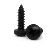 Шуруп-саморез по металлу DIN 7981 полукруглая головка 4,8х16 цинк платковий чорний PH2