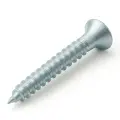 Шуруп универсальный головка впотай белый цинк на shurup.ua Шуруп универсальный головка впотай белый цинк