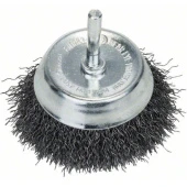 Bosch Щітка чашкова, гофрований дріт 70 мм, дриль