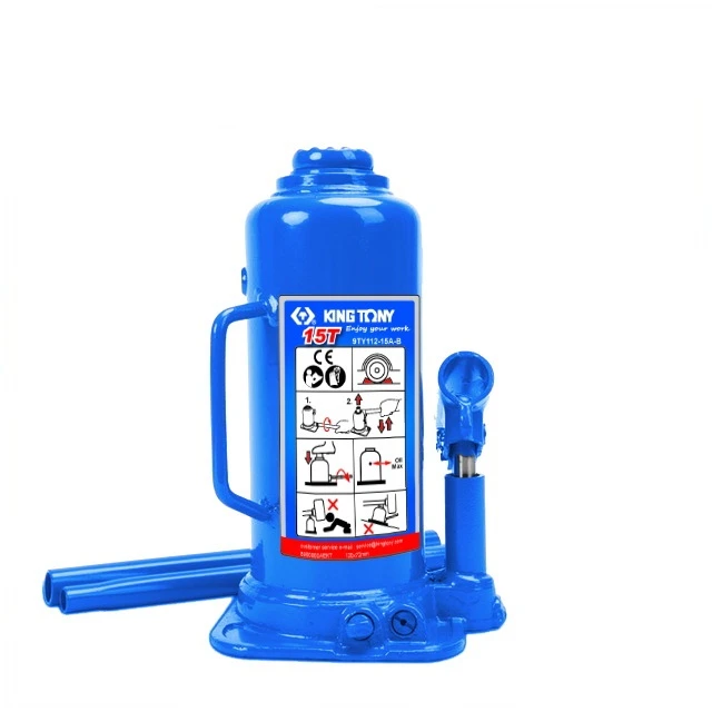 KING TONY Домкрат бутылочный 15 Тонн (230-460мм) | 9TY112-15A-B