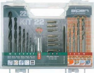 ALPEN Набор свёрл KIT 22, 22 частей 0000800222100