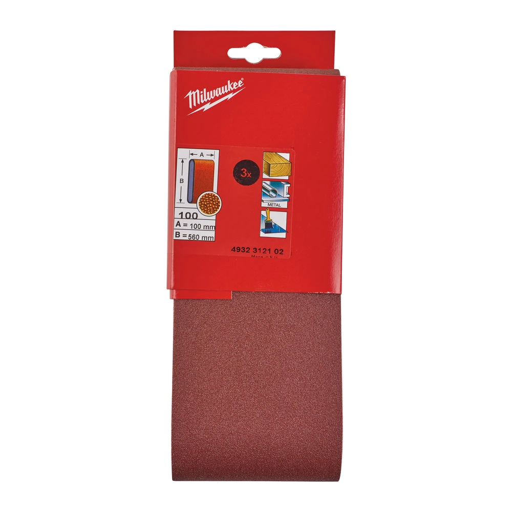 MILWAUKEE Шлиф. лента 75х533 зерно 100 (5 шт) | 4932312478