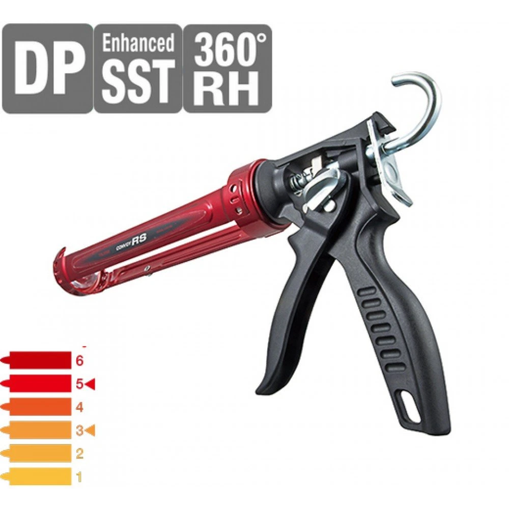 TAJIMA Пистолет для герметиков серия Convoy CNV-RS, Усилие 8: 1 или 16: 1