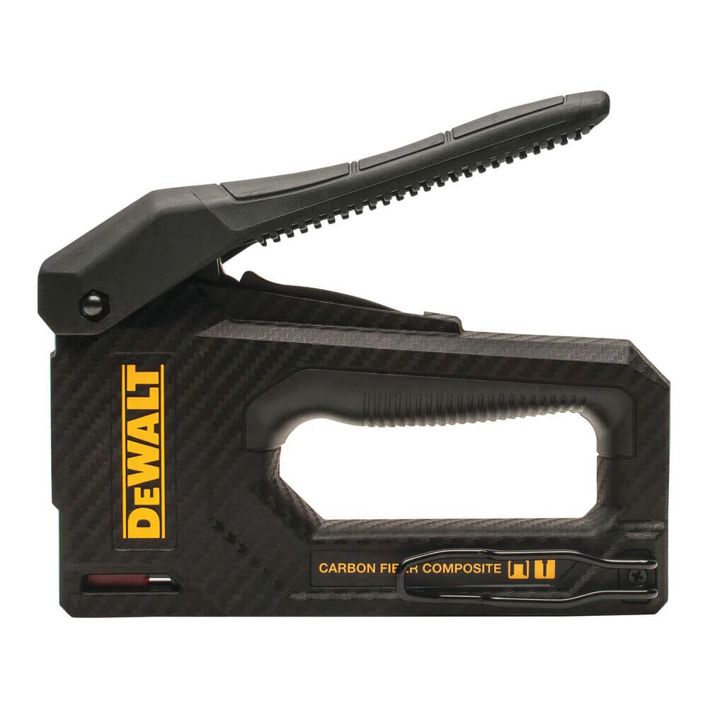 DeWALT Степлер "CARBON FIBRE" для скоб типу "G" 6-14мм, цвяхів типу "J" 12, 15мм.
