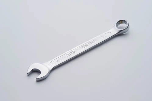 Ключ рожково - накидной CrV 16мм (холодныйштамп DIN3113) СИЛА