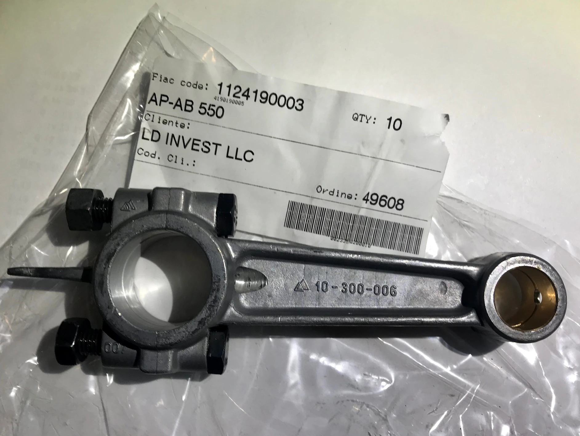 FIAC Шатун АВ425/АВ525/АВ598 | 1124190003