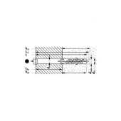 MUNGO MBR -SS 10 * 60 Фасадный дюбель со стопорным шурупом с шестигранной головкой HEX