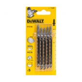 DeWalt DT2166 Полотно пильное, HСS, дерево/ДСП, б.пр.рез,60мм, 5 шт.