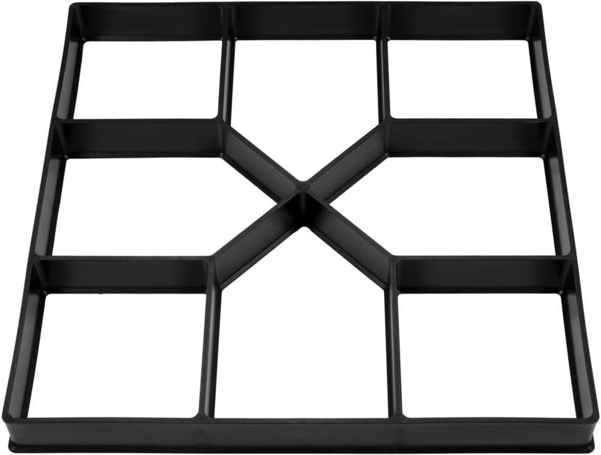 VOREL Форми для виготовлення бруківки : 400 х 400 x 40 мм, з поліпропілену  | 35063