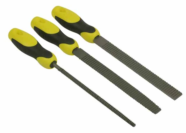 STANLEY 0-22-477 Набор напильников рашпилей 200 мм с драчевой насечкой (3 шт.)