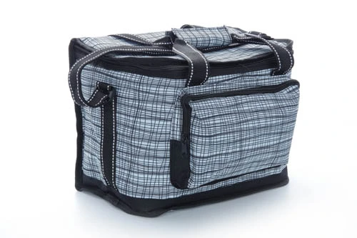 Термосумка 15л черно-белая (32*20*24см) СИЛА