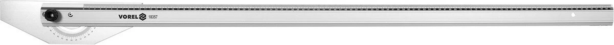 VOREL Кутник установний алюмінієвий : l= 1000 мм, 2 сторони 0-90° з метричною шкалою  | 18357