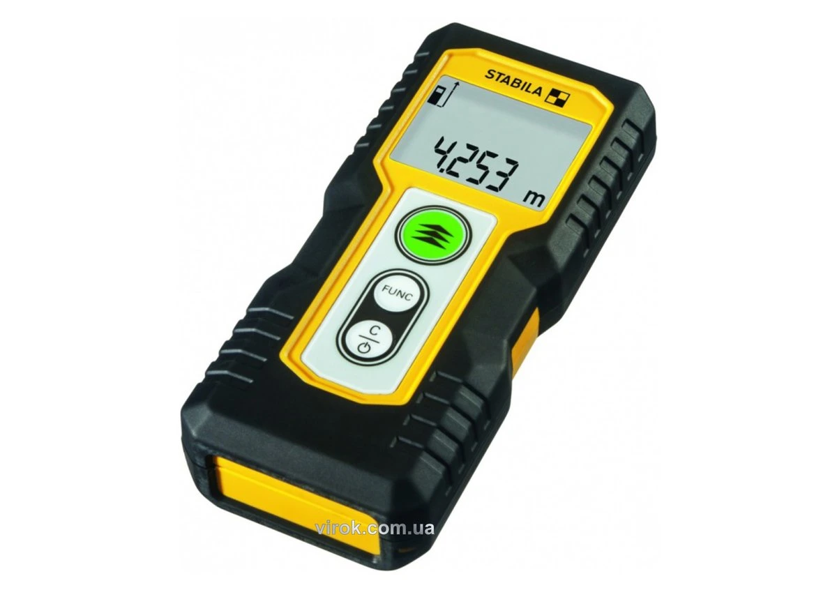 STABILA Дальномір лазерний Type LD 220 ,діапазон вимірювання 0,2-30 м, 4 функції | 18816