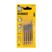 DeWalt DT2168 Полотно пильное, HСS, дерево/ДСП, чист.фигур.выпил,30мм, 5 шт.