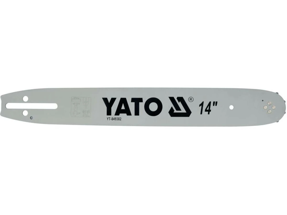 YATO Шина напрямна ланцюгової пили YATO l= 14"/ 36 см (52 ланки) для ланцюгів YT-84951  | YT-849382