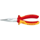 KNIPEX Плоские круглогубцы с режущими кромками хромированные 160 мм 25 06 160 | 25 06 160