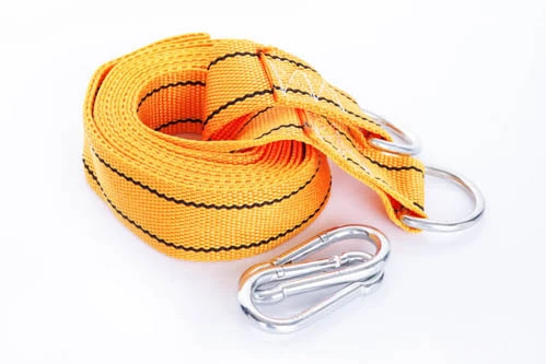 Трос буксировочный 4.5м*50мм 3т (карабин) (в блистере) СИЛА