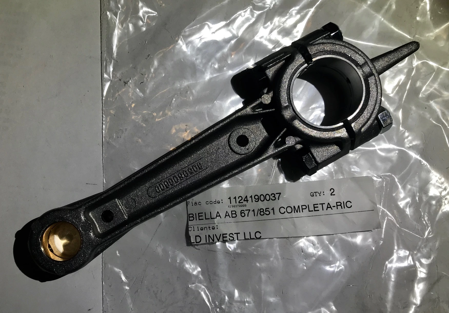 FIAC Шатун с вкладышами в сборе для АВ858 | 1124190037